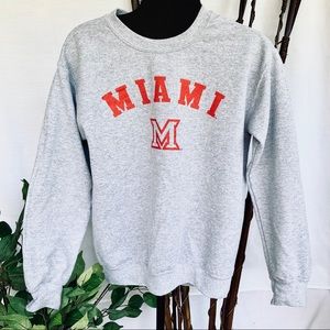 Miami University Sweatshirt EUC SOFT